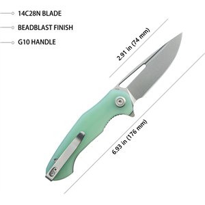 Dugu Linerlock Jade G10