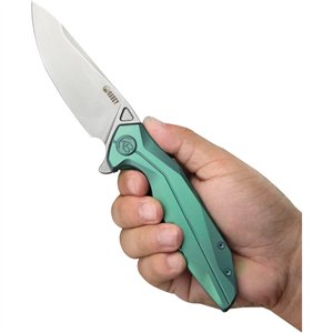 Nova Framelock Green Titanium