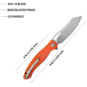 Drake Linerlock Orange G10