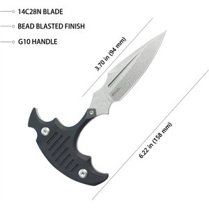 Medusa Push Dagger Black
