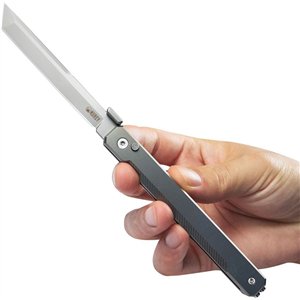 Prism Button Lock Titanium