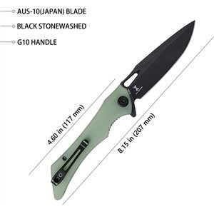 Raven Linerlock Black Jade