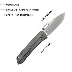Blackout Framelock Ti Gray