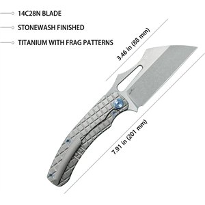 Sylow Framelock Gray Ti