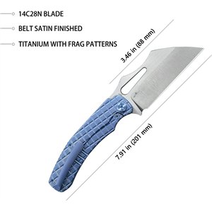 Sylow Framelock Blue Ti