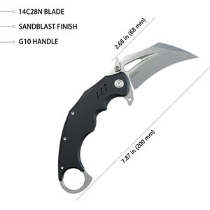 Wrath Karambit Linerlock Black