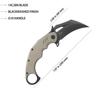 Wrath Karambit Linerlock Tan