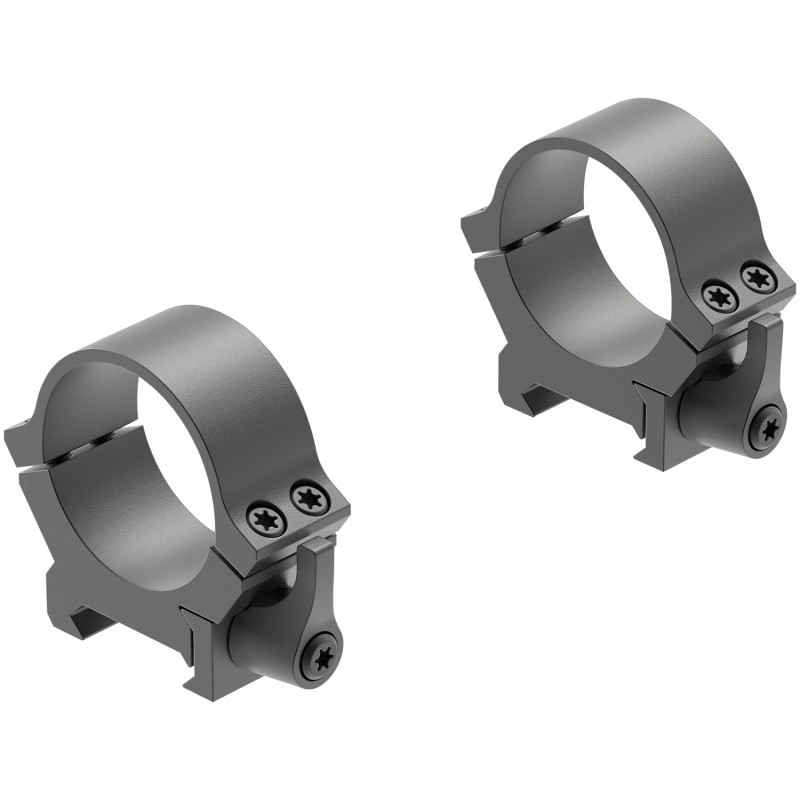 Leupold 174074 QRW2 CrossSlot Scope Ring Set Matte Black Steel 30mm Tube Low Quick Release PicatinnyWeaver