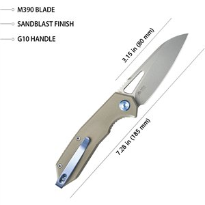 Vagrant Linerlock Tan G10
