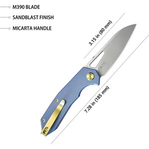 Vagrant Linerlock Blue Micar