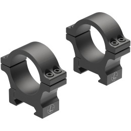 Leupold 180946 Open Range CrossSlot  Matte Black 30mm Low