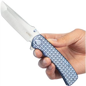 Interflow Framelock Ti Blue