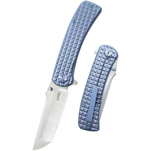 Interflow Framelock Ti Blue