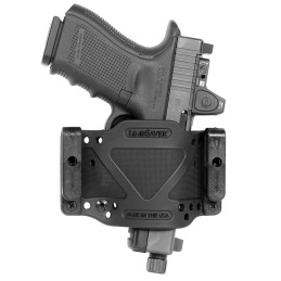 Limbsaver 12507 CrossTech Compact Leather IWBOWB Black Polymer Belt Clip Ambidextrous