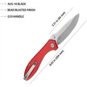 Ruckus Linerlock Red