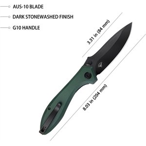 Ruckus Linerlock Green