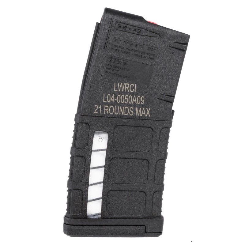 LWRC 2000123A01 PMAG  Black Detachable 20rd 6.8 SPC for LWRC SIX8