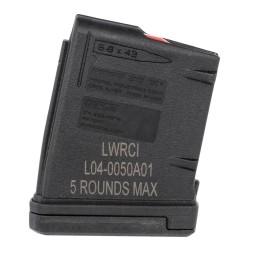 LWRC 2000123A02 PMAG  Black Detachable 5rd 6.8 SPC for LWRC SIX8