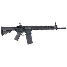 LWRC ICR5B14PSPR Individual Carbine SPR 5.56x45mm NATO 14.70 301 Black Anodized Black Adjustable Stock  Magpul MOE Grip