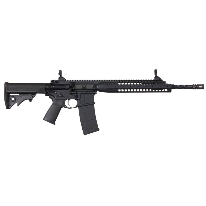 LWRC ICA5R5B16 Individual Carbine A5 5.56x45mm NATO 16.10 301 Black Anodized Black Adjustable Stock Black Magpul MOE Grip