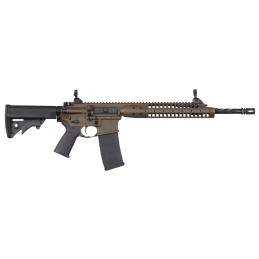 LWRC ICA5RPBC14P Individual Carbine A5 5.56x45mm NATO 14.70 301 Patriot Brown Black Adjustable Stock Black Magpul MOE Grip