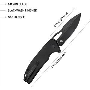 RDF Button Lock Black