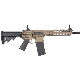 LWRC ICA5R5CK16CA Individual Carbine A5 CA Compliant 5.56x45mm NATO 16.10 101 Flat Dark Earth Cerakote Black Adjustable Stock Bl