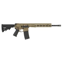 LWRC ICDIR5CK16ML Individual Carbine Direct Impingement 5.56x45mm NATO 301 16.10 Barrel Exclusive Flat Dark Earth Anodized Recei