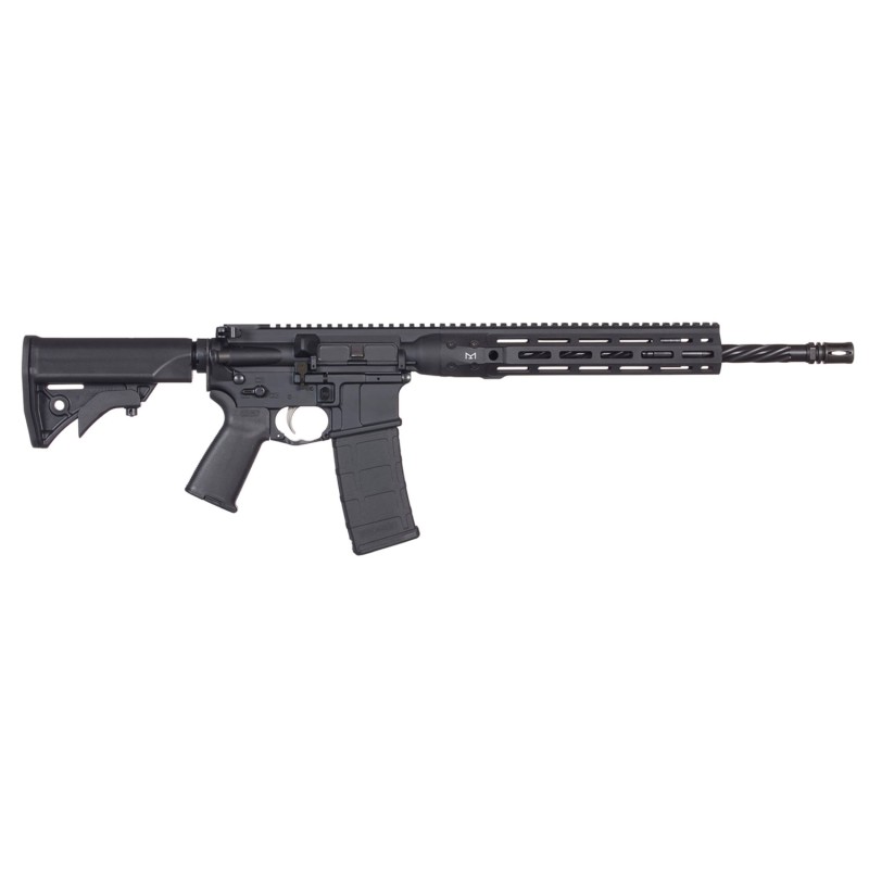 LWRC ICDIR5B16ML Individual Carbine  5.56x45mm NATO 16.10 301 Black Hard Coat Anodized Adjustable Stock