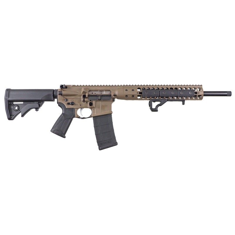 LWRC ICDIR35CK16L Individual Carbine Direct Impingement 350 Legend 51 16.10 Threaded FDE Ambi RecMLok Handguard 6 Position Stock