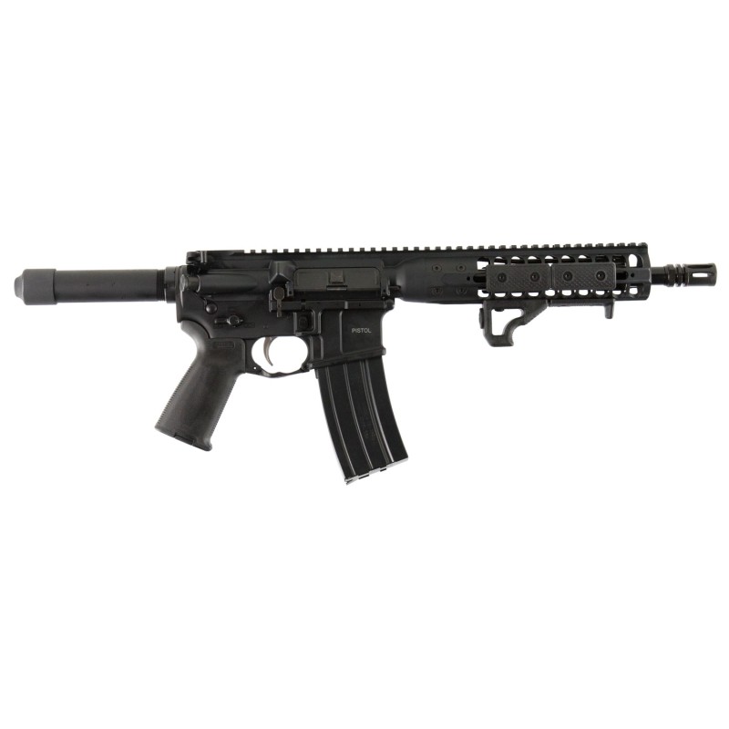 LWRC ICDIP5B10 Individual Carbine  5.56x45mm NATO 301 10.50 Black Steel Barrel Black Hard Coat Anodized Aluminum Integrated Rail