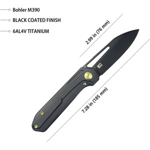 Royal Framelock Blackout Ti