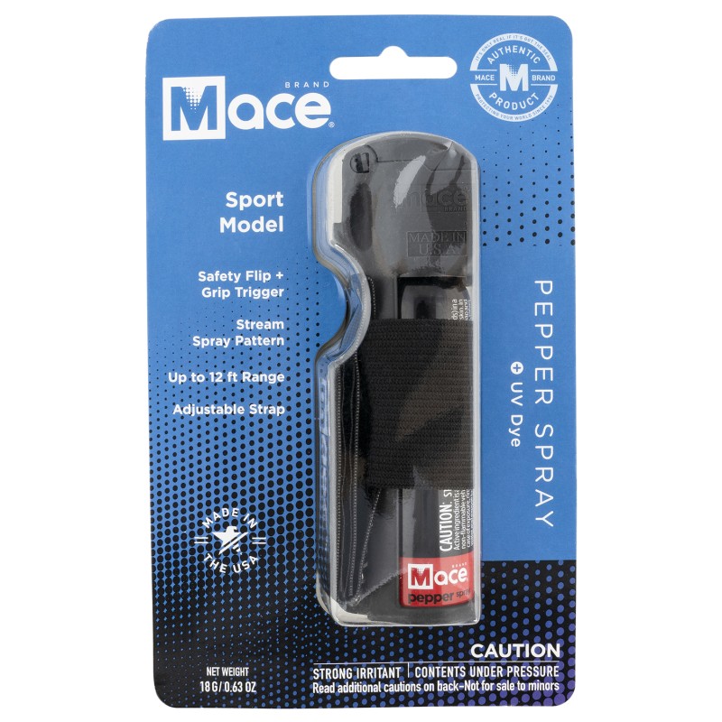 Mace 80761 Sport Pepper Spray OC Pepper 12 ft Range