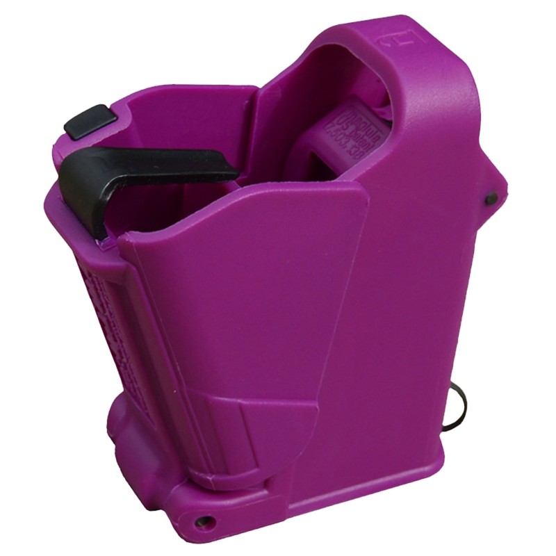 Maglula UP60PR UpLULA Loader  Unloader Double  Single Stack Style made of Polymer with Purple Finish for 9mm Luger 45 ACP Pistol