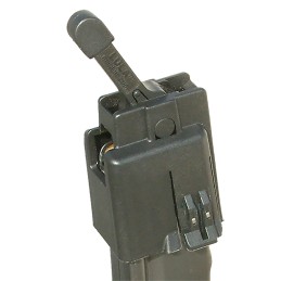 Maglula LU14B LULA Loader  Unloader Made of Polymer with Black Finish for 9mm Luger MP5 SMG