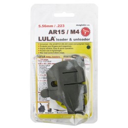 Maglula LU10DG LULA Loader  Unloader made of Plastic with Dark Green Finish for 5.56x45mm NATO AR15M4 Magazines