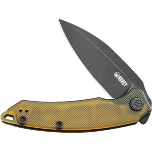 Leaf Linerlock Black Ultem