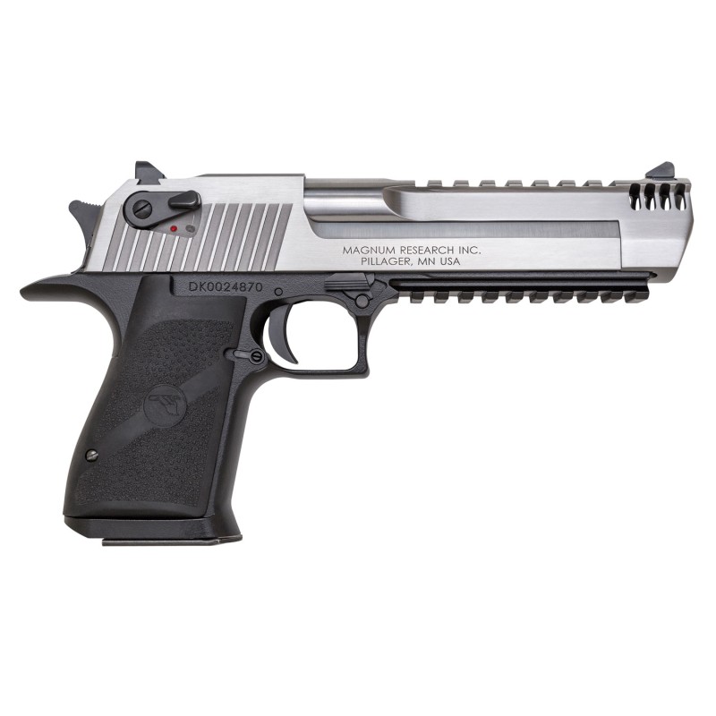 Magnum Research DE50ASIMB Desert Eagle Mark XIX L6 50 AE 6 71 Black Hardcoat Anodized Aluminum Frame Stainless Steel Slide Black