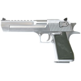 Magnum Research DE50BC Desert Eagle Mark XIX 50 AE Caliber with 6 Picatinny Rail Barrel 71 Capacity Overall Brushed Chrome Finis