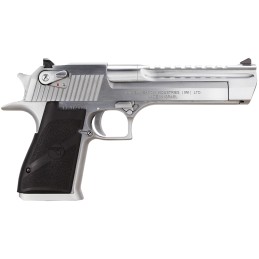 Magnum Research DE44BC Desert Eagle Mark XIX 44 Rem Mag Caliber with 6 Picatinny Barrel 81 Capacity Overall Brushed Chrome Finis