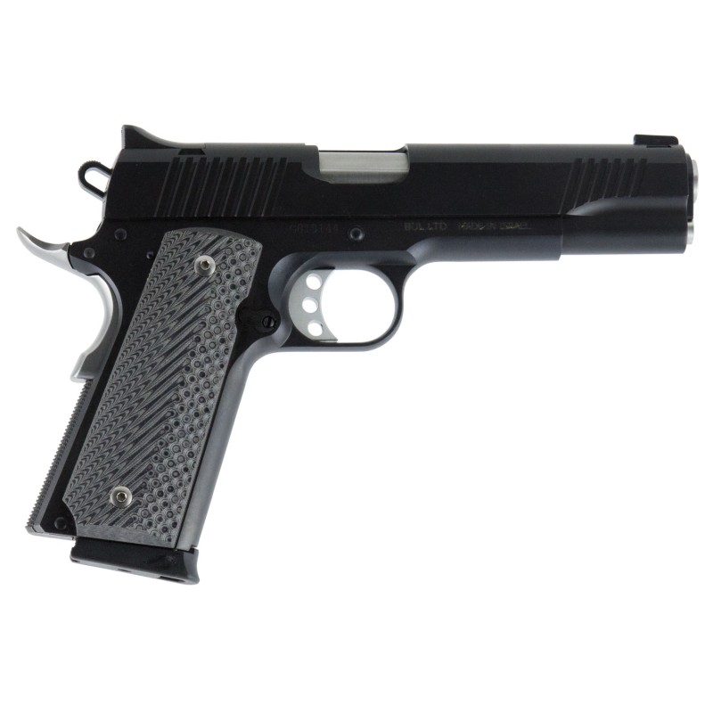 Magnum Research DE1911G 1911 G 45 ACP Caliber with 5.01 Barrel 81 Capacity Overall Matte Black Finish Carbon Steel Beavertail Fr