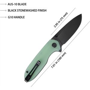 Belus EDC Linerlock Black/Jade