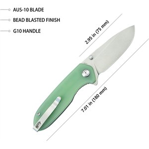 Belus EDC Linerlock Jade