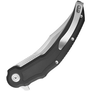 Wave Crest Linerlock Black G10