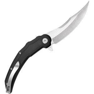 Wave Crest Linerlock Black G10