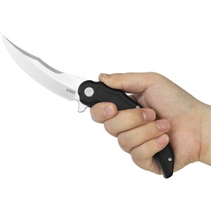 Wave Crest Linerlock Black G10