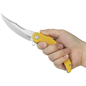 Wave Crest Linerlock Yellow