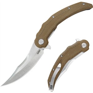 Wave Crest Linerlock Brn Mic