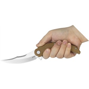 Wave Crest Linerlock Brn Mic