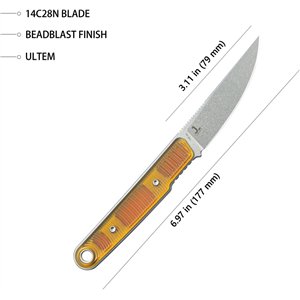 JL Fixie Fixed Blade Ultem